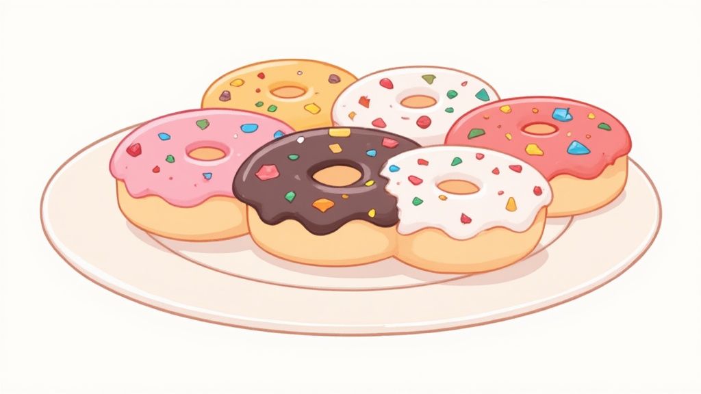 Cuisson des donuts