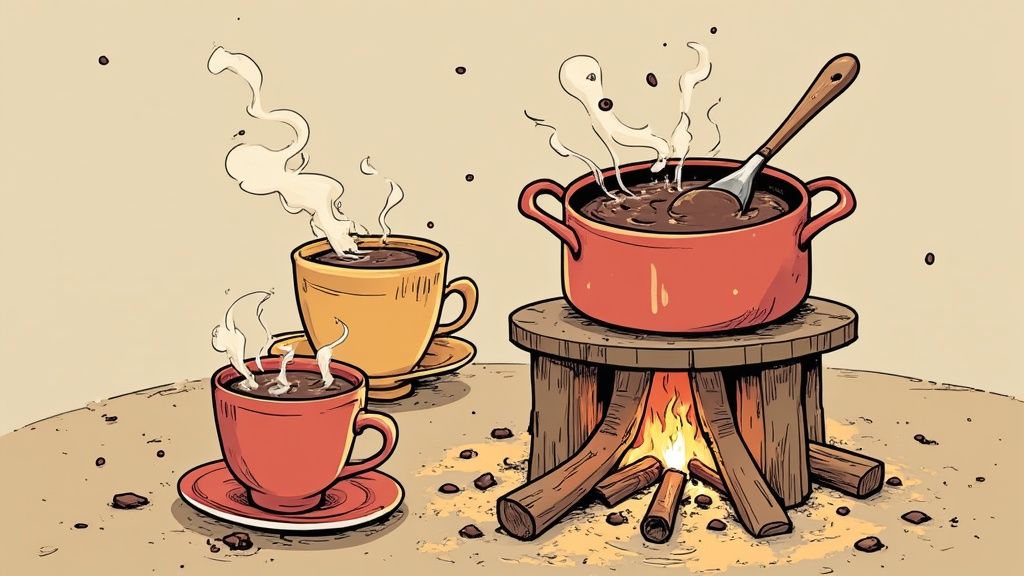 Un chocolat chaud onctueux