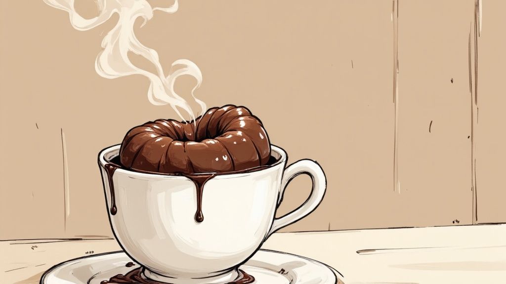 Fondant au Chocolat Micro-ondes