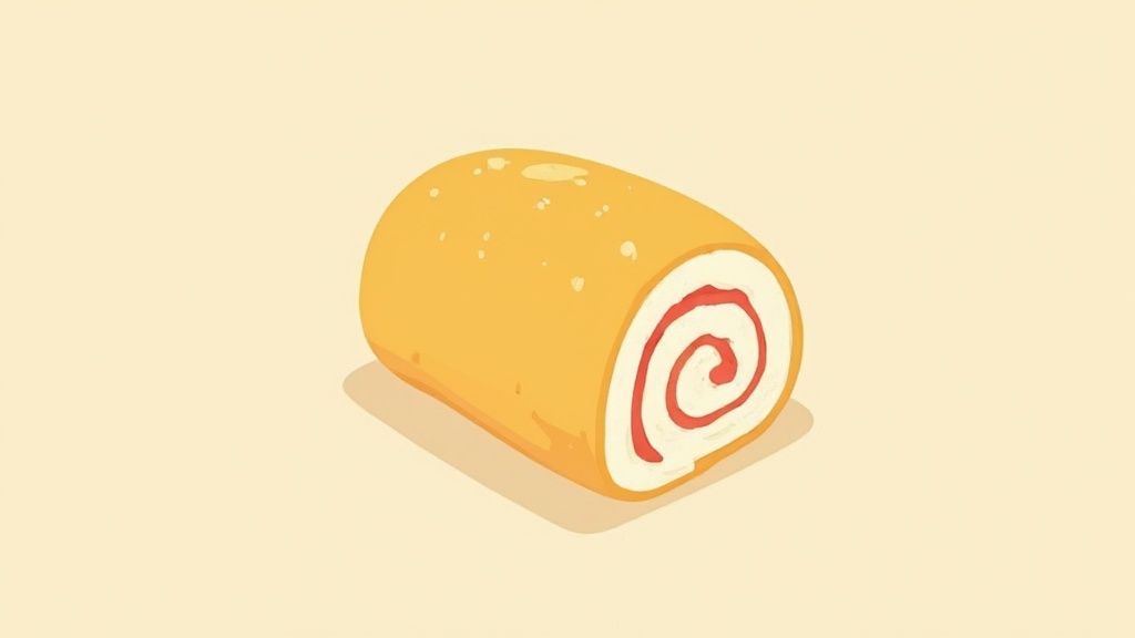 Un assortiment de New York Rolls salés fraîchement préparés et garnis