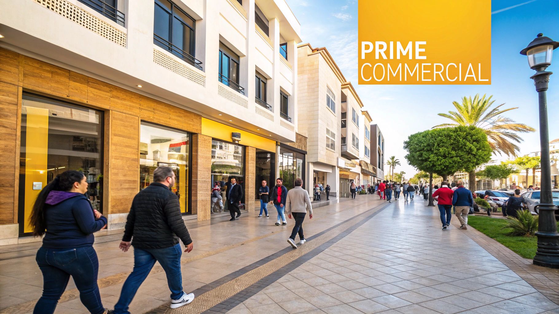 Lot commercial centre-ville Agadir - 500m²