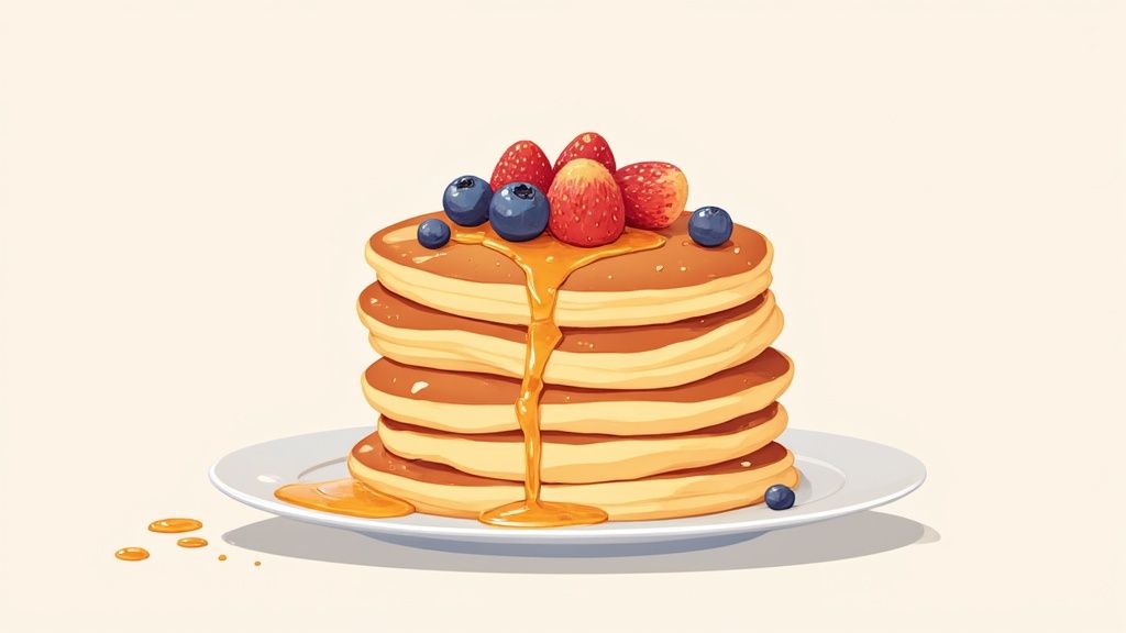 Pancakes moelleux à la française