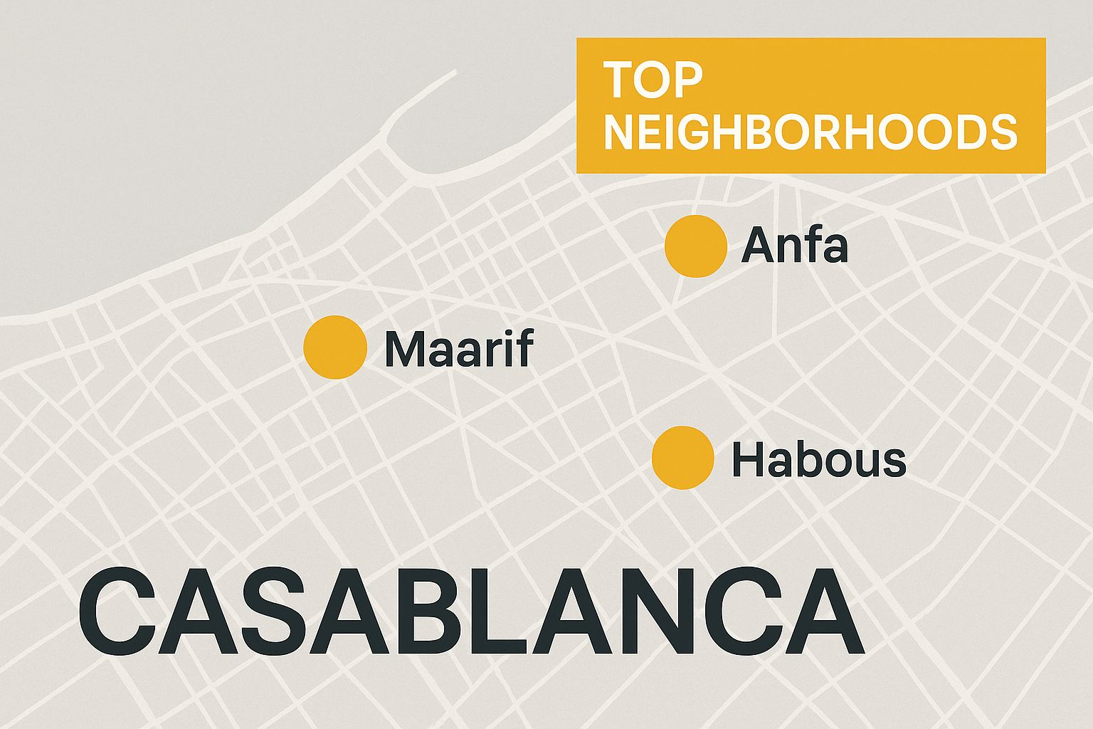Infographic about location appartement casablanca
