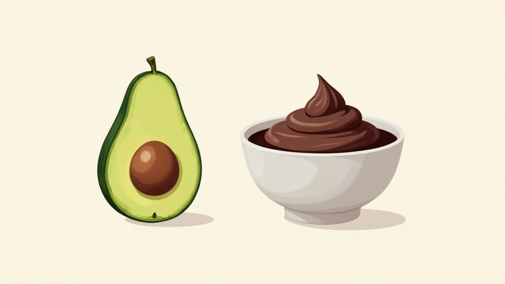 Mousse au Chocolat et à l'Avocat
