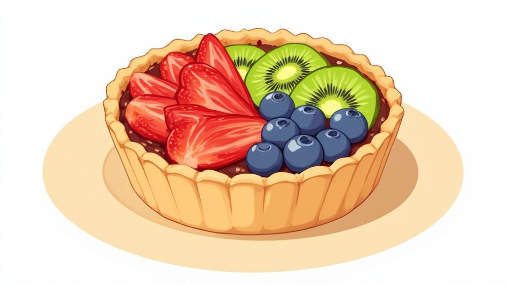 Tarte aux Fruits sur Pâte Sablée