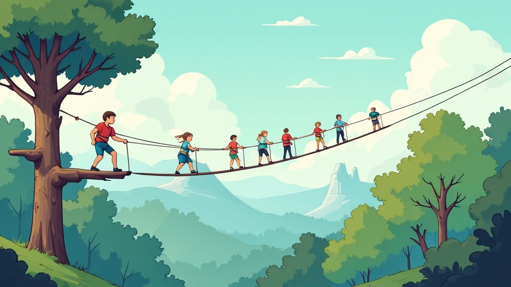 Aventure au Parc Accrobranche de Montpellier