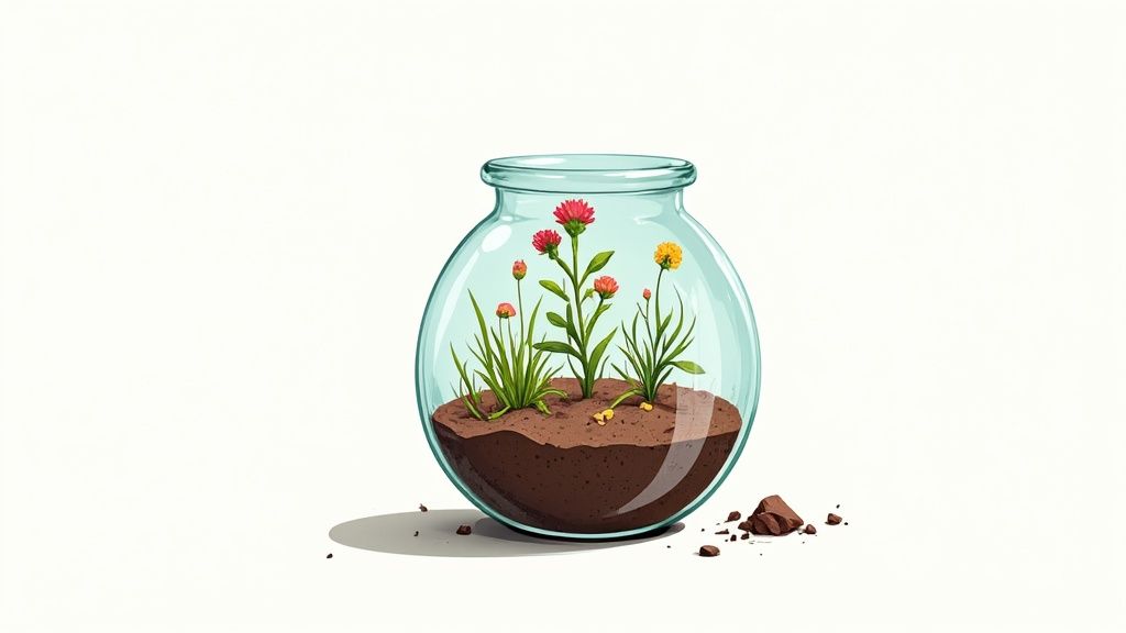 Le Terrarium Comestible (Edible Terrarium Dessert)