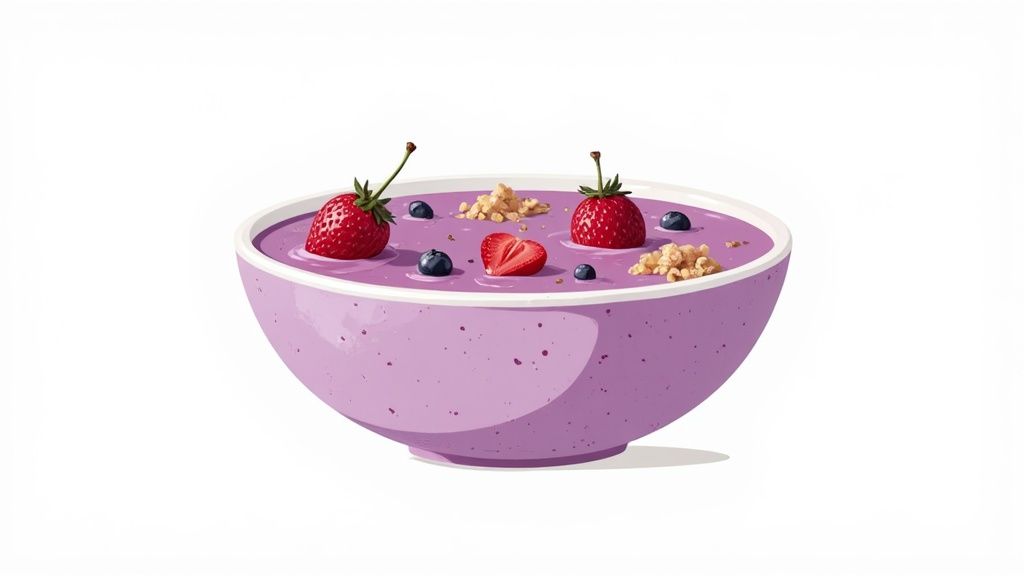 Smoothie Bowl Açaï-Fruits Rouges