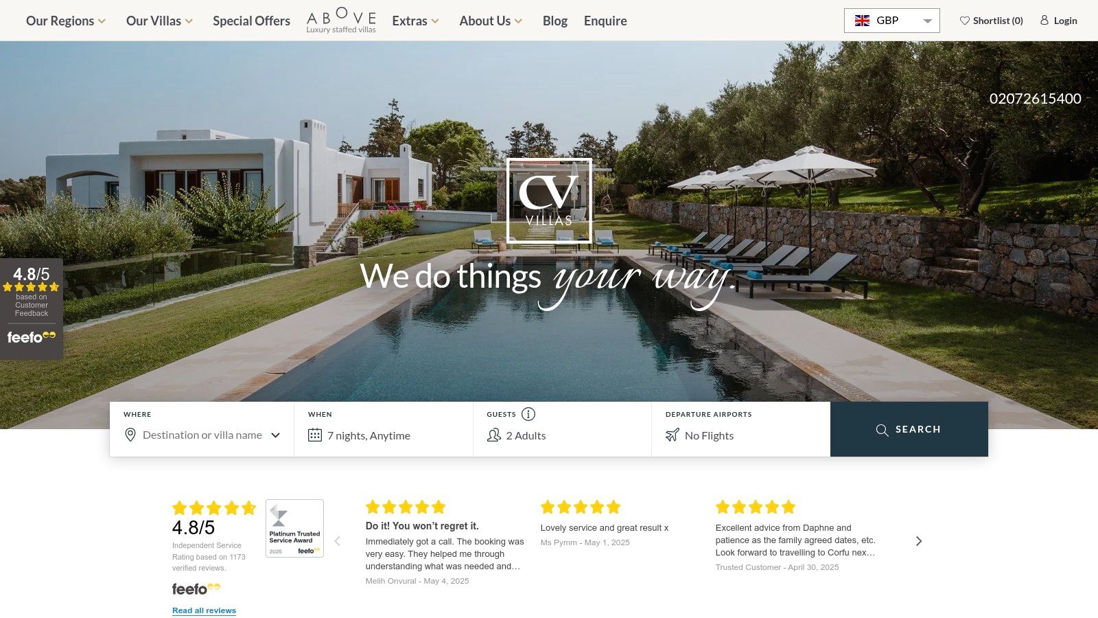 CV Villas