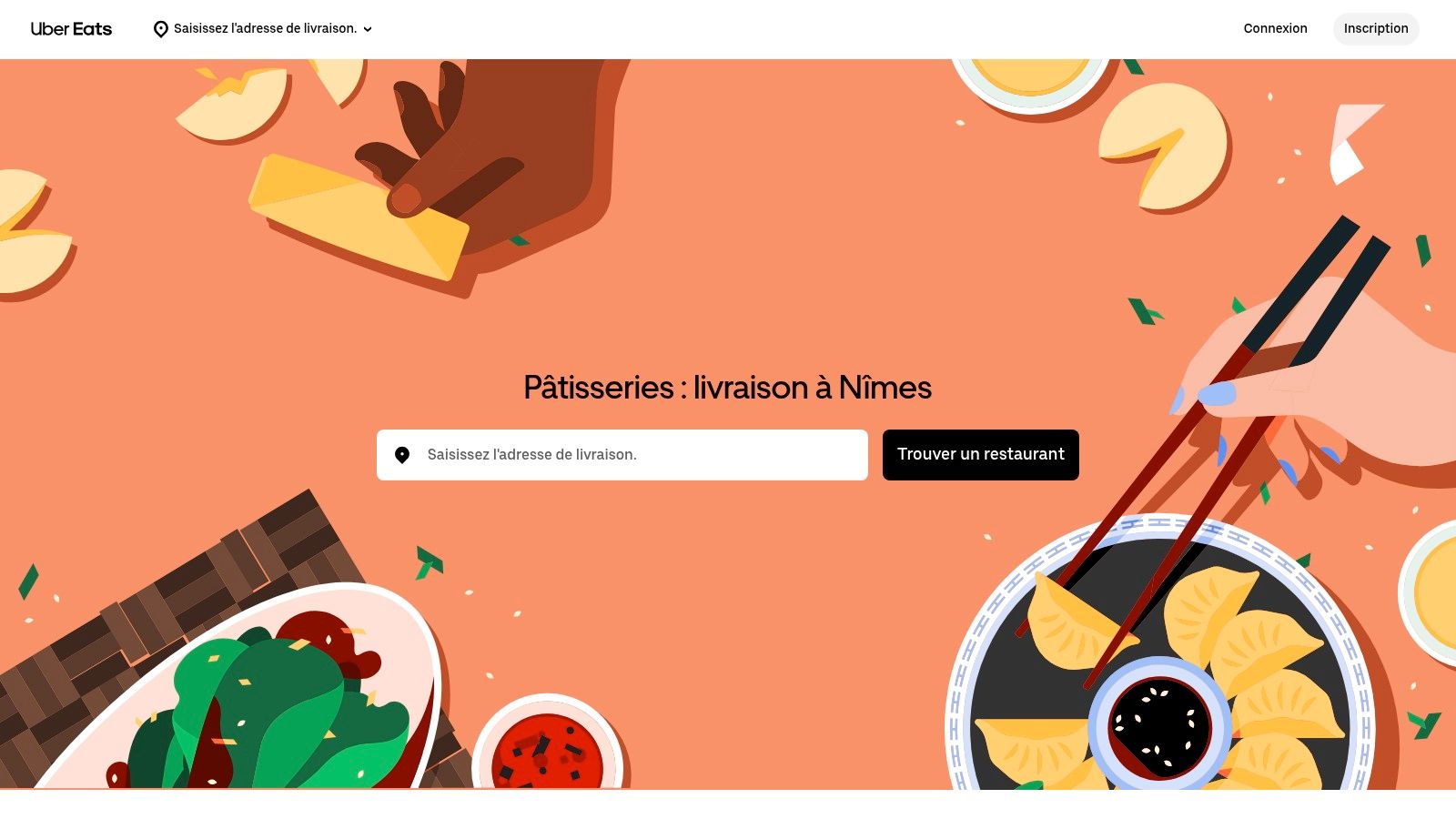 Uber Eats - Pâtisseries à Nîmes