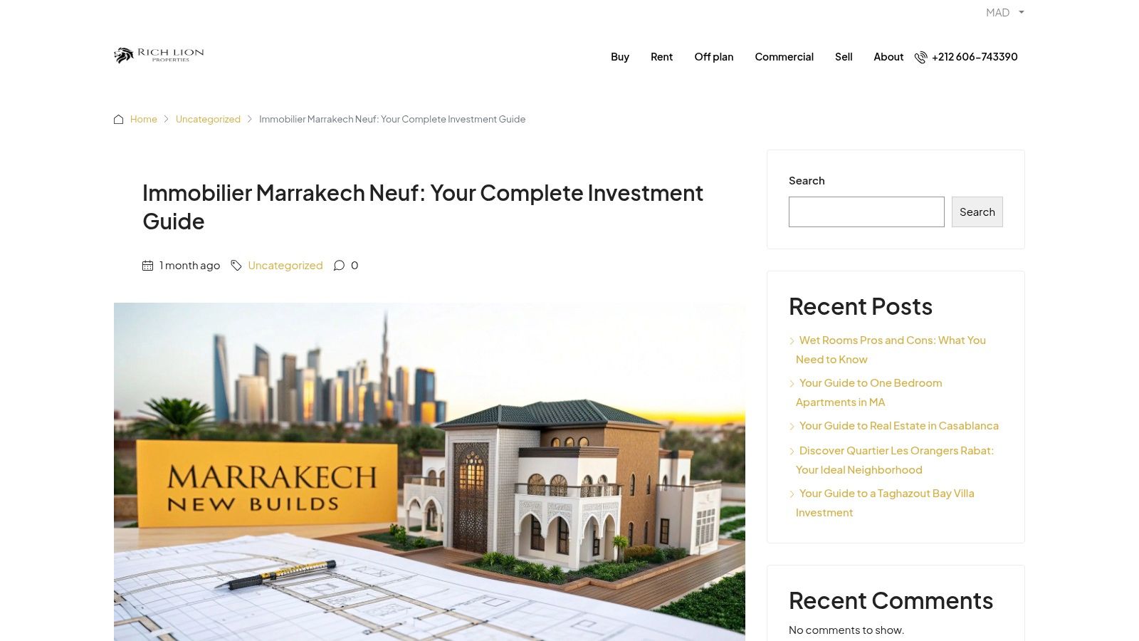 Immobilier Marrakech Neuf: Your Complete Investment Guide
