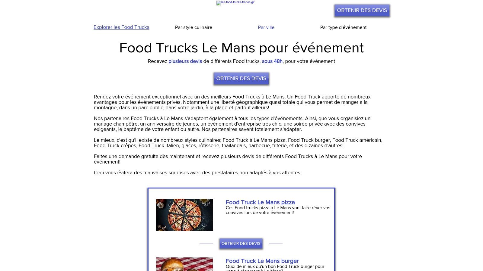 Les-Food-Trucks.fr : Le comparateur pour vos événements