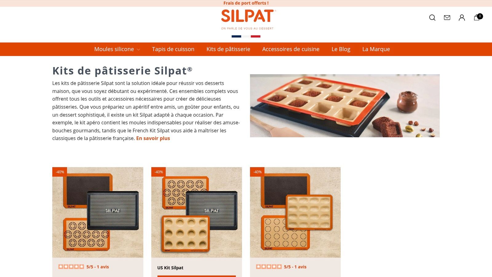 Kit pâtisserie Silpat