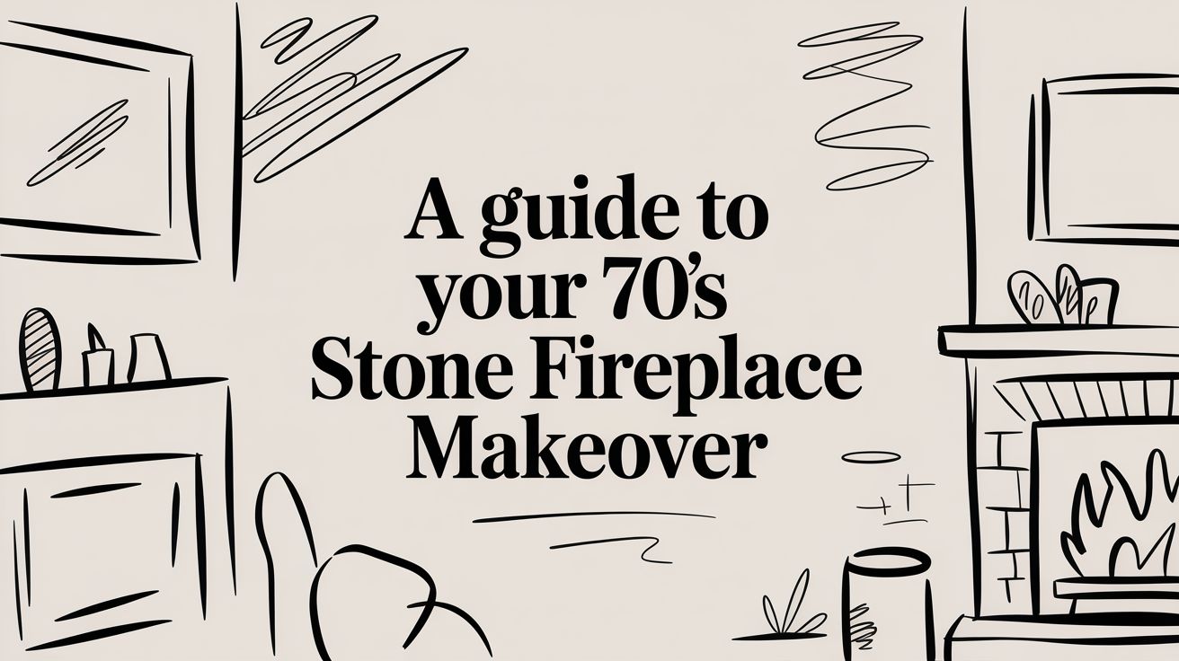 A Guide to Your 70s Stone Fireplace Makeover