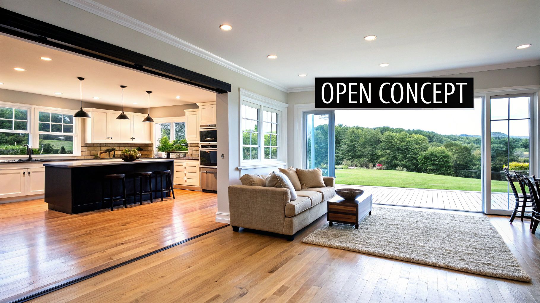 Open Concept Living Room Renovation