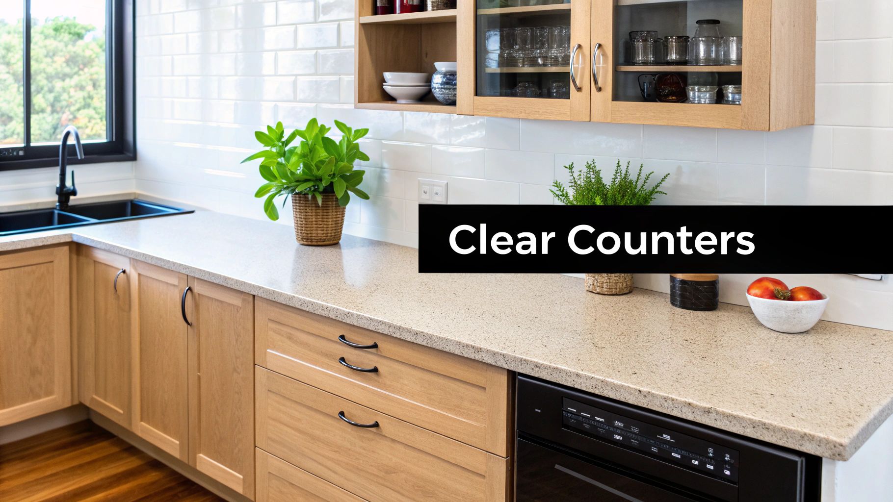 Kitchen Modernization & Counter Organization