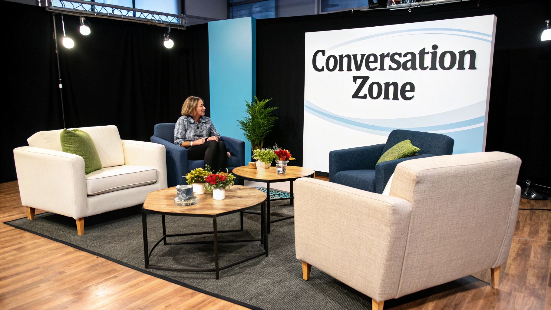 Establish Conversation Areas with Seating Arrangements