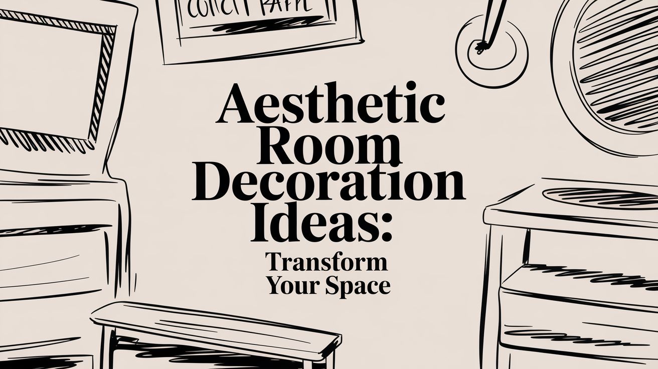 Aesthetic room decoration ideas: Transform Your Space