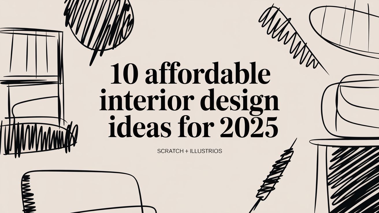 10 Affordable Interior Design Ideas for 2025