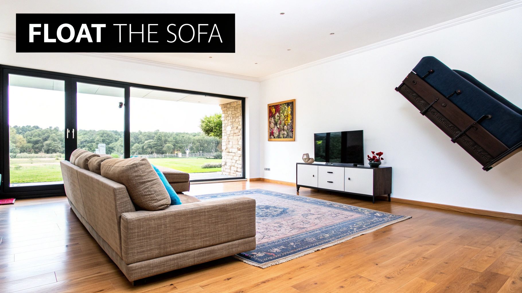 Floating Furniture Layout