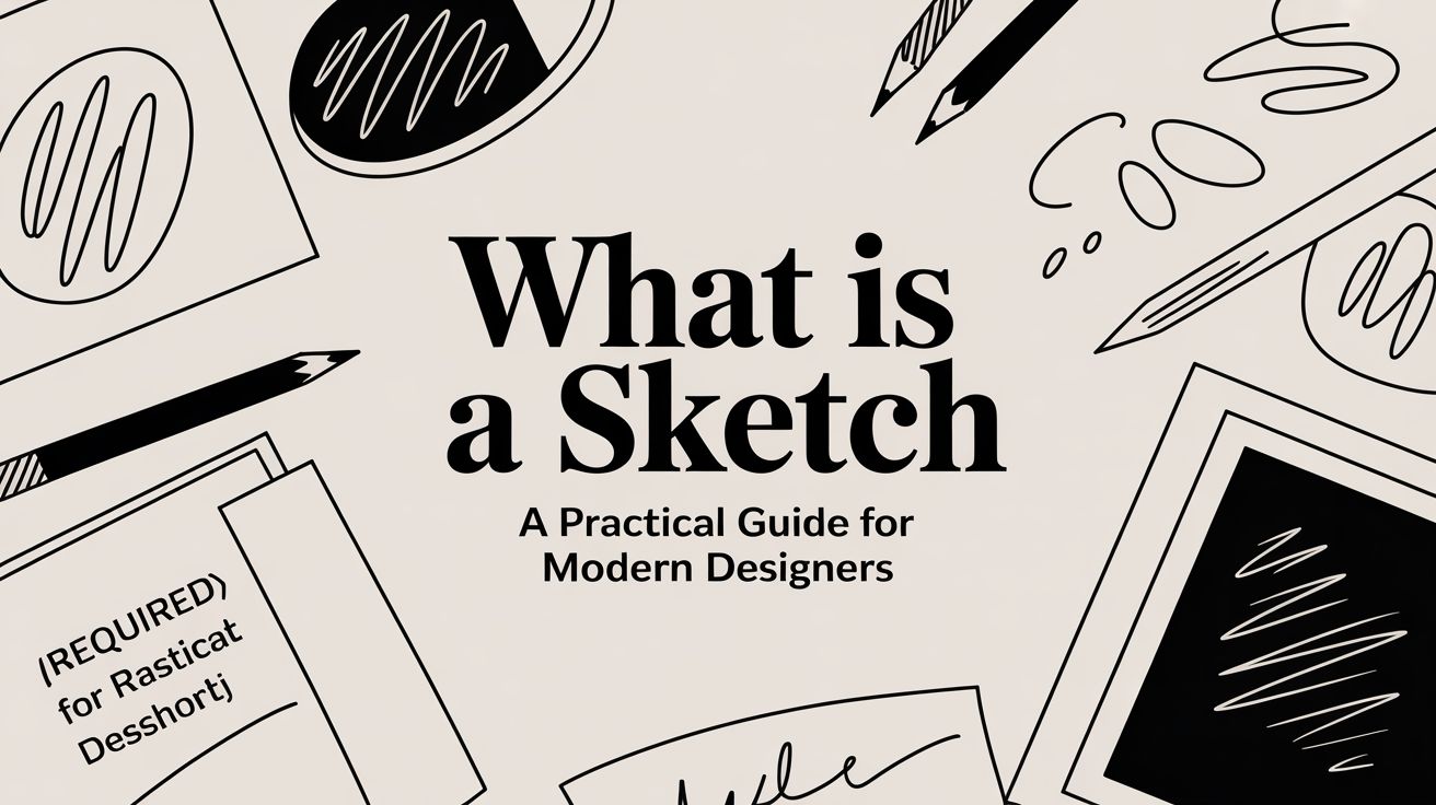 What Is a Sketch a Practical Guide for Modern Designers