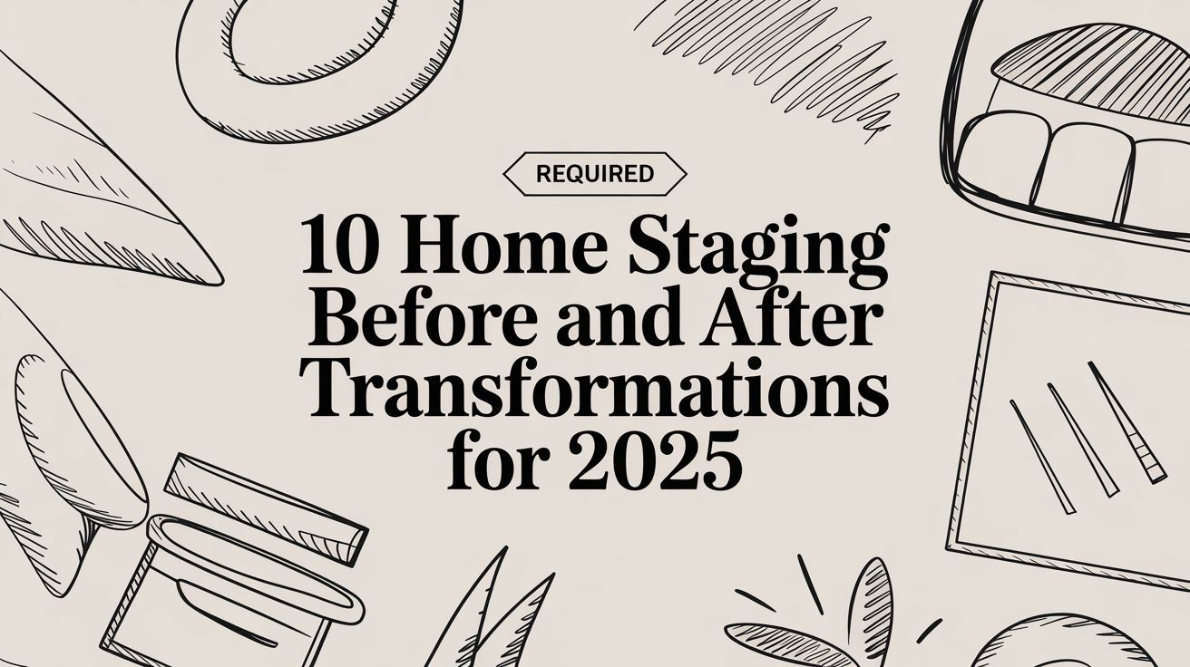 10 Home Staging Before and After Transformations for 2025