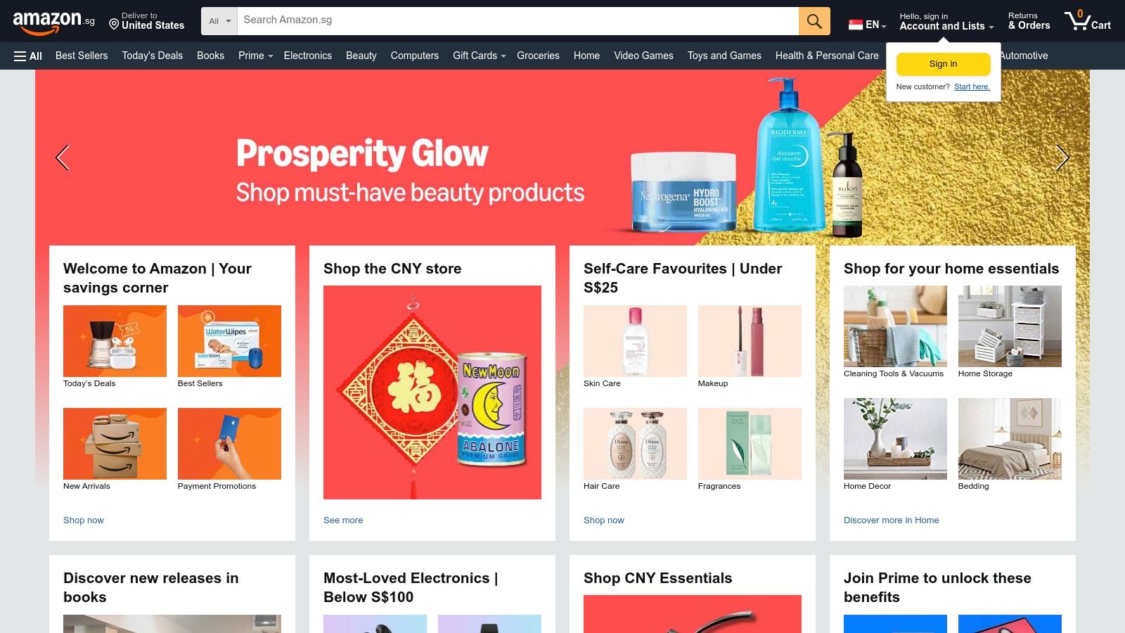 Amazon Singapore (Amazon.sg)