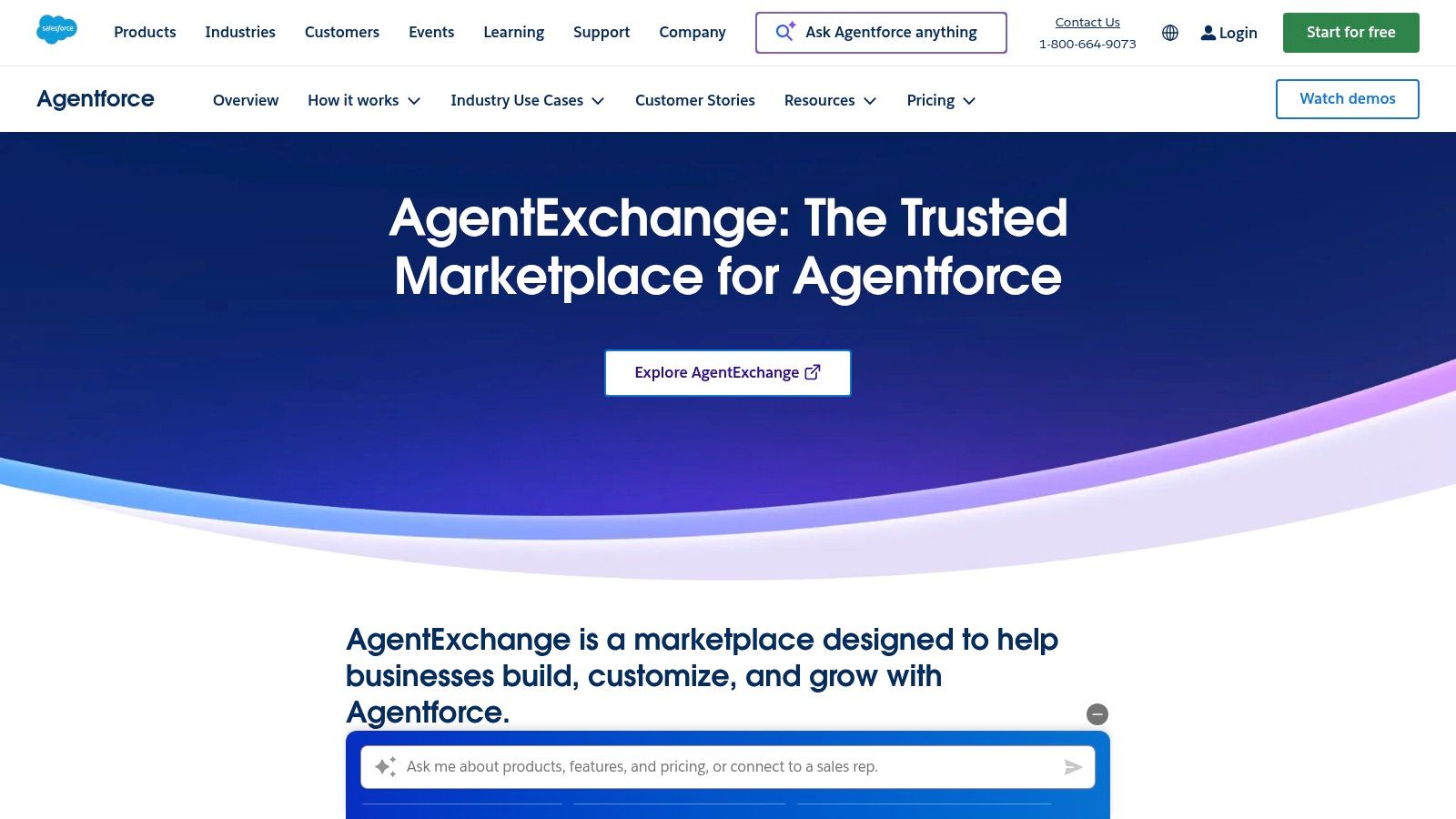 Salesforce AgentExchange