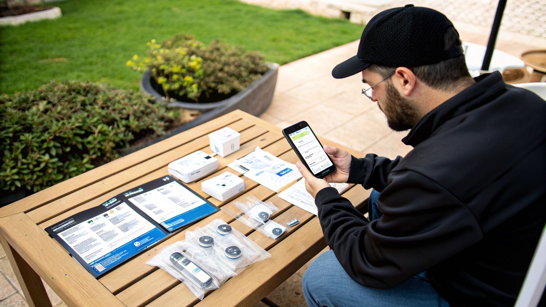 קלוז אפ על יד המניחה מטבעות בקופת חיסכון בצורת בית