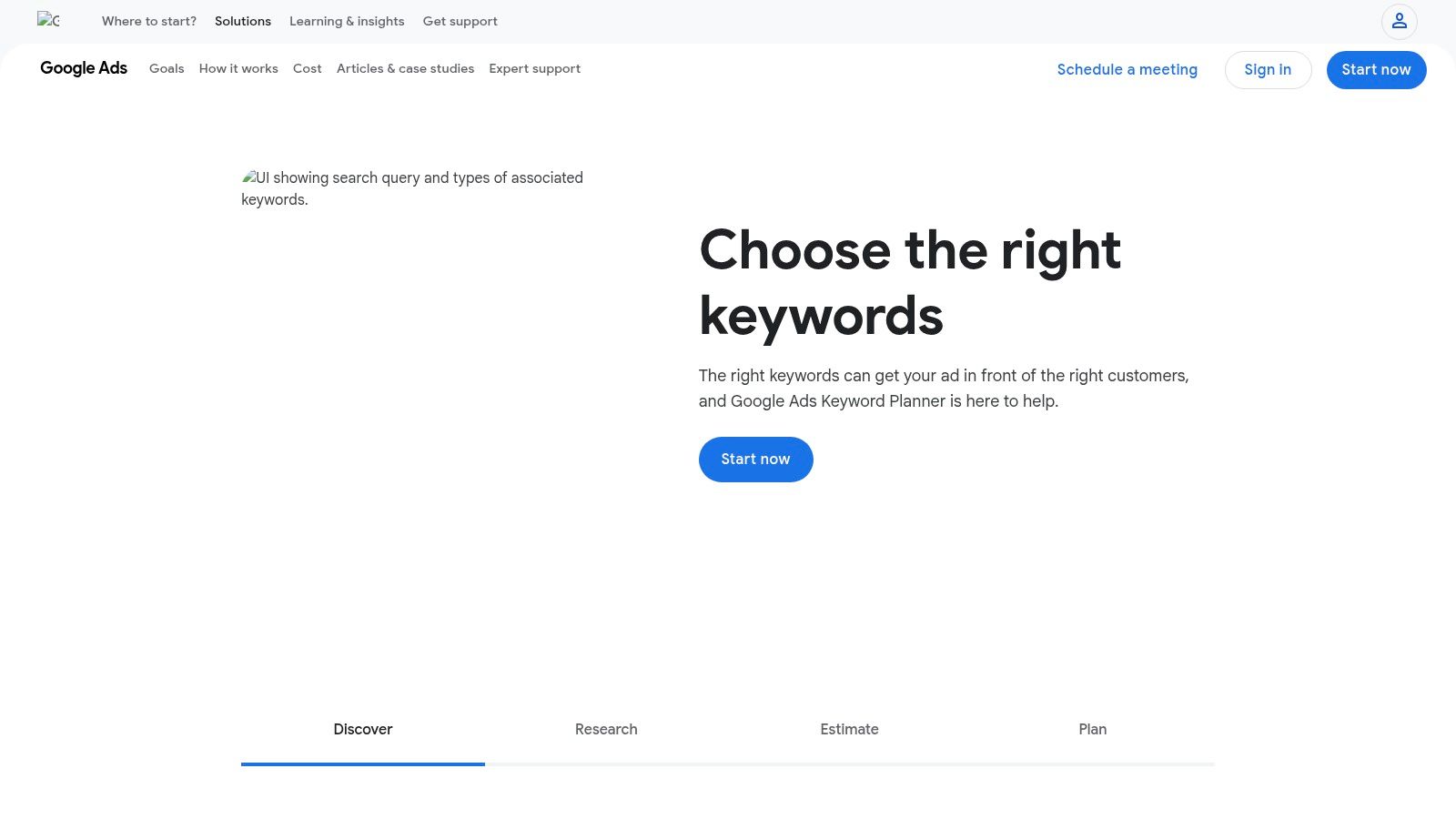 Google Ads Keyword Planner