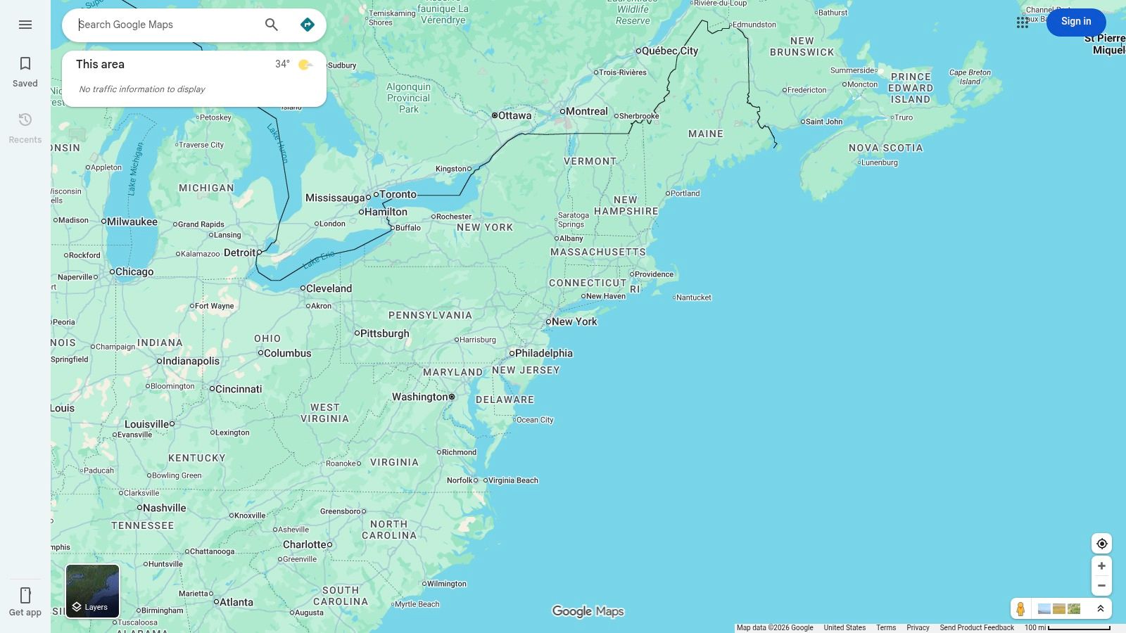 A screenshot of a Google Maps search for commercial interior designers, showing a map with pinpoints and a list of local businesses with their ratings.