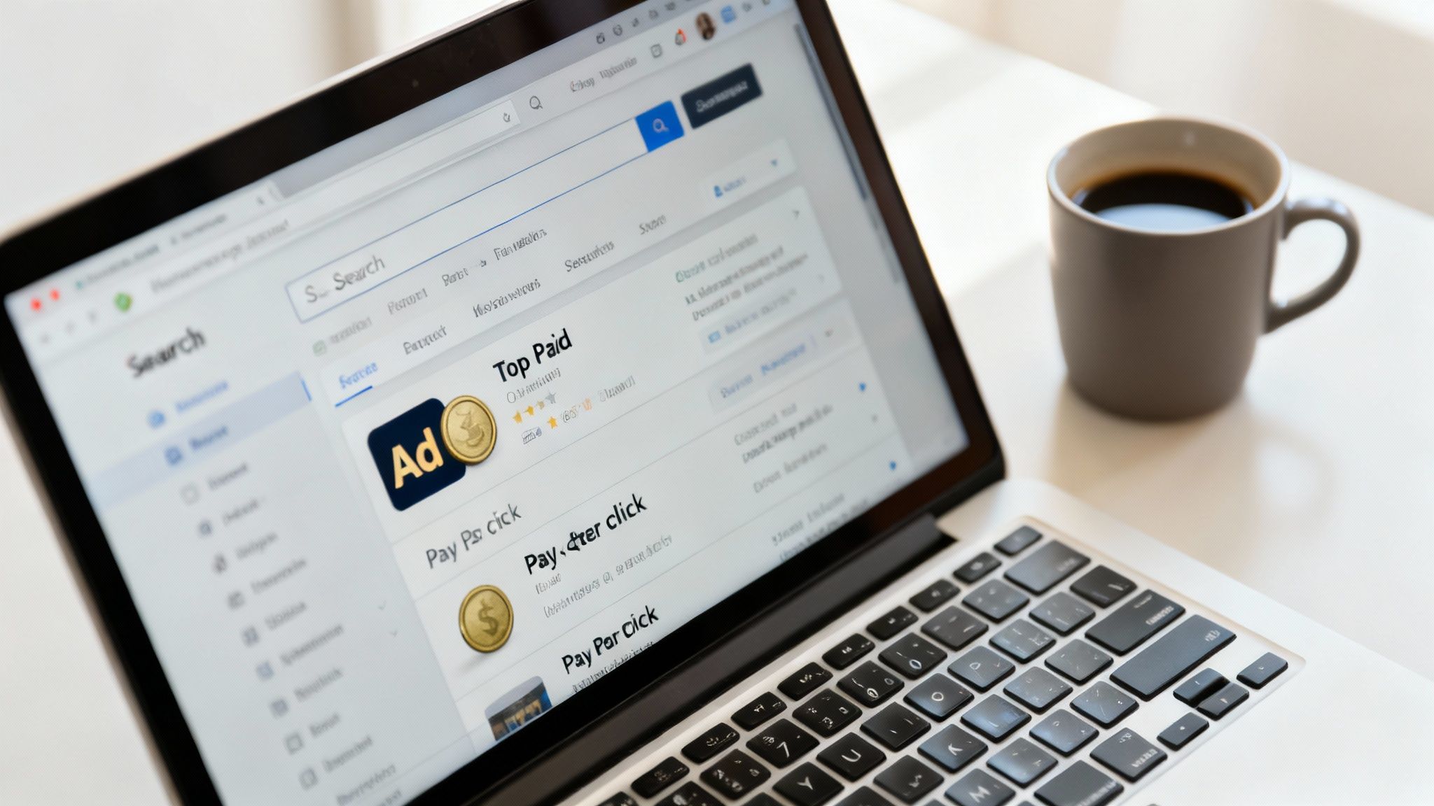 A plant sprouting from the ground, symbolising the organic growth of SEO