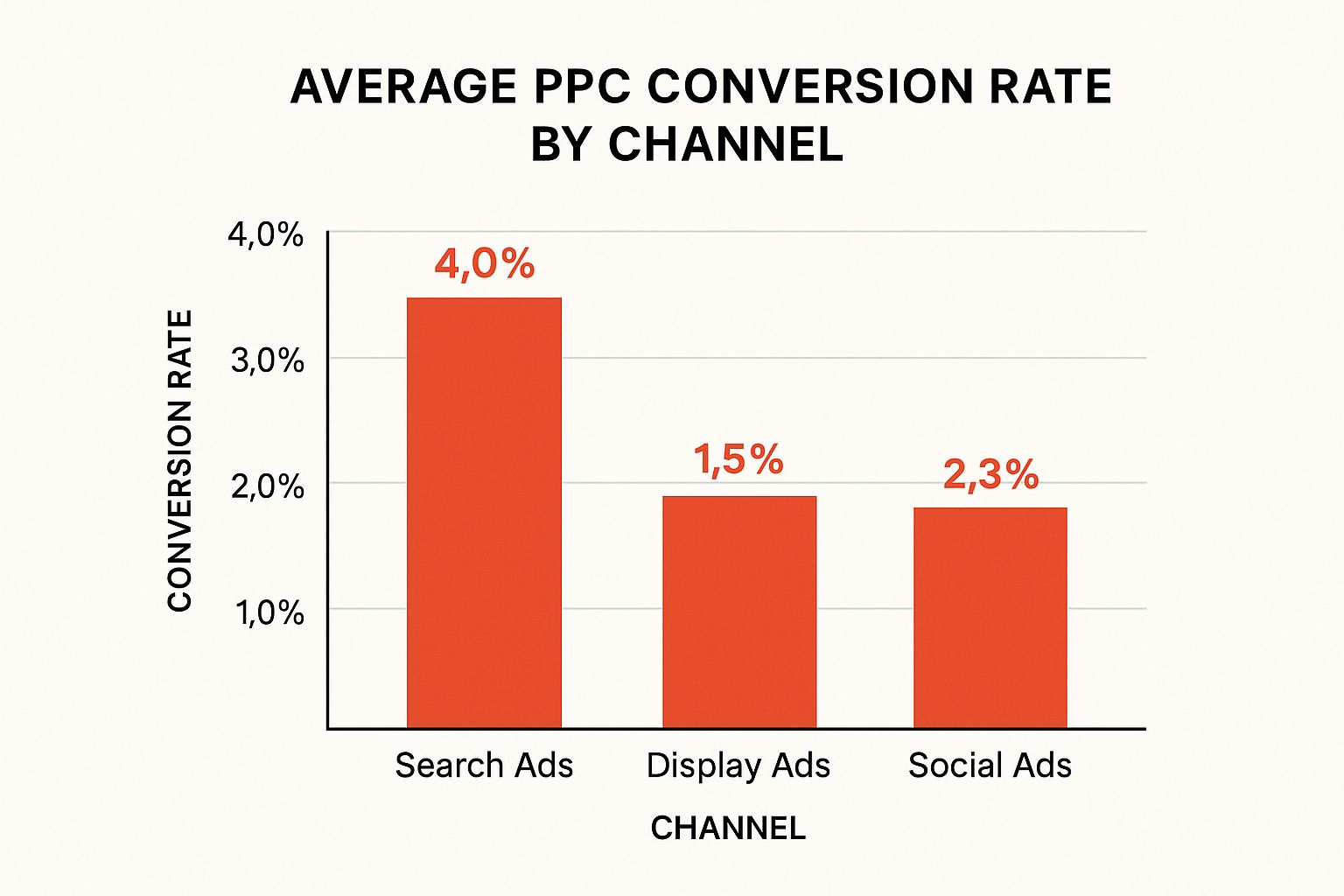Infographic about ppc conversion rate calculator