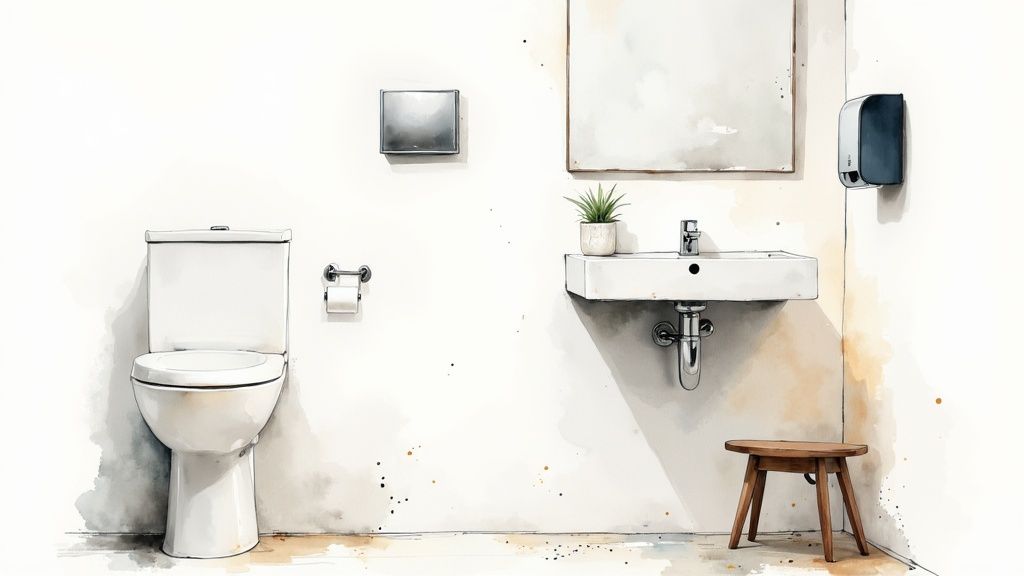 Restroom Sanitization and Maintenance