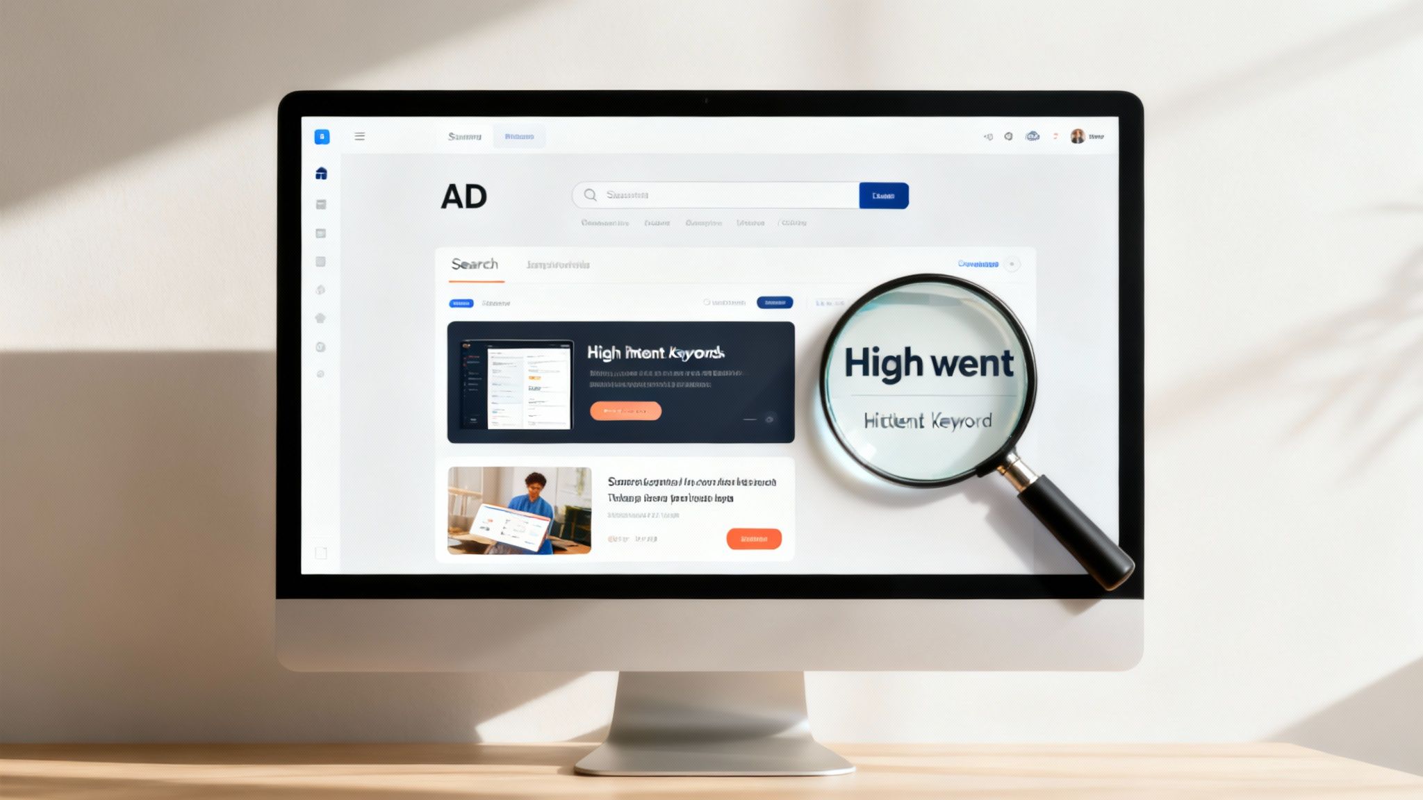A digital marketing campaign dashboard showing traffic and sales metrics