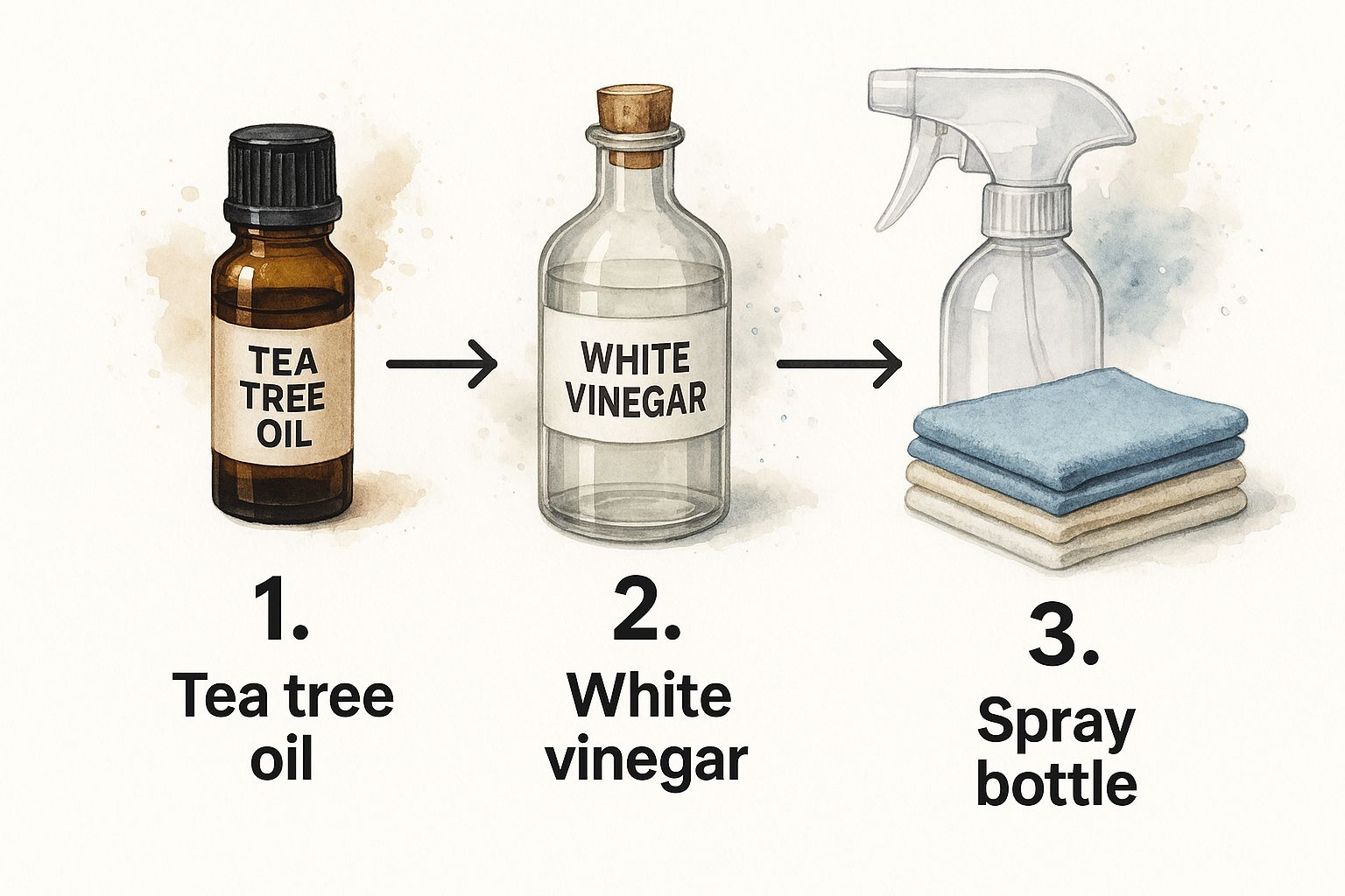 Infographic about natural mould killer