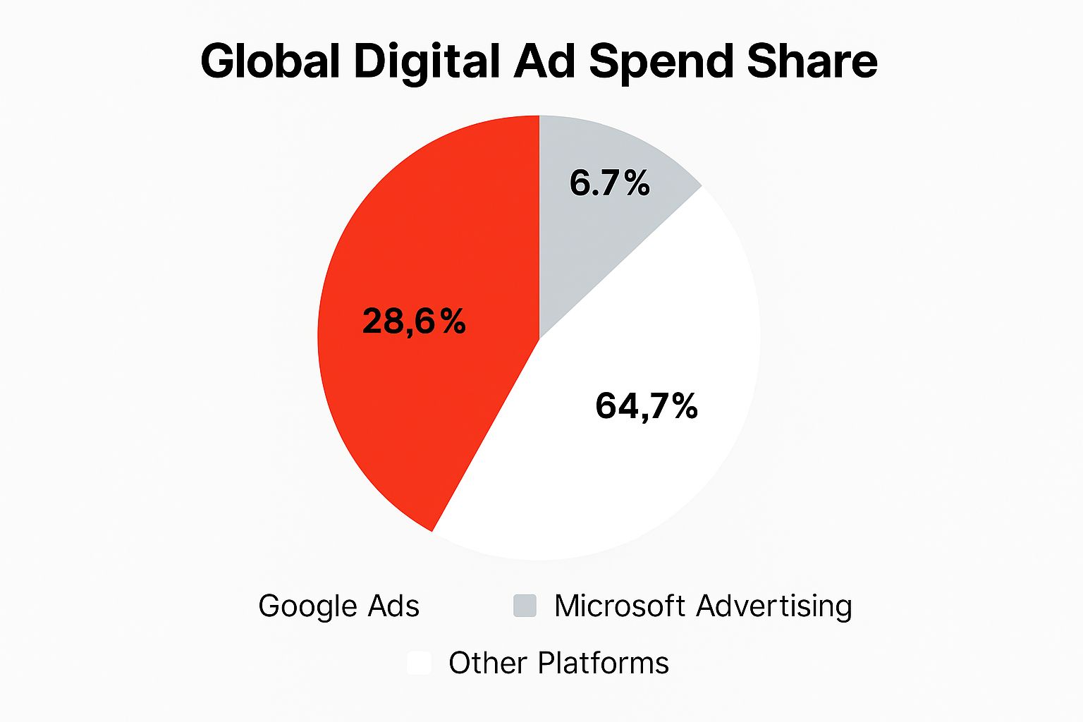 Infographic showing key data about Google Ads: The Foundational Platform