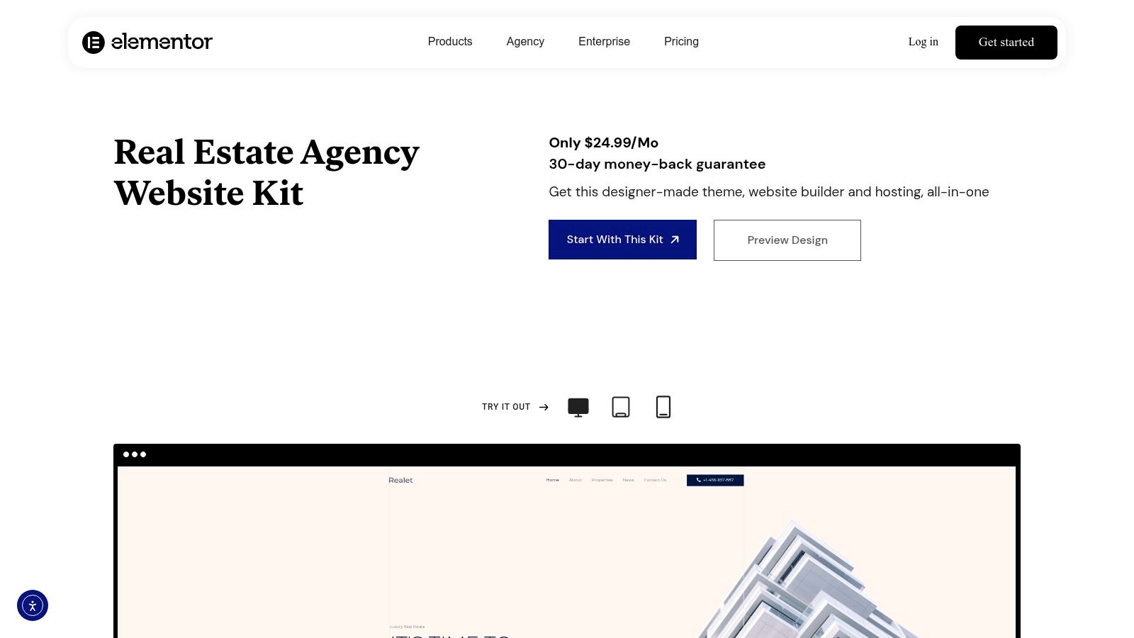 Elementor Template Kits
