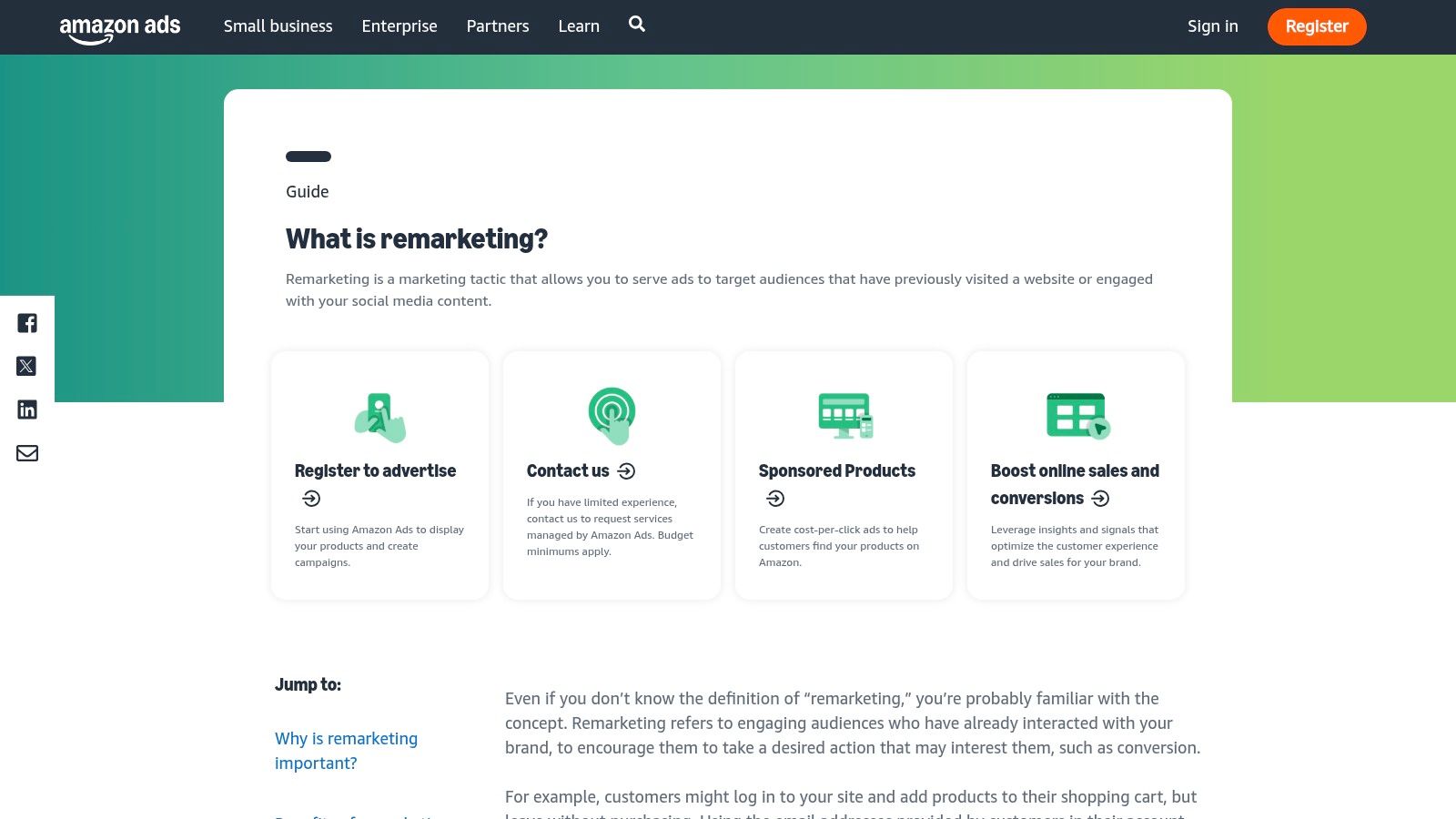 Amazon Advertising's guide to remarketing