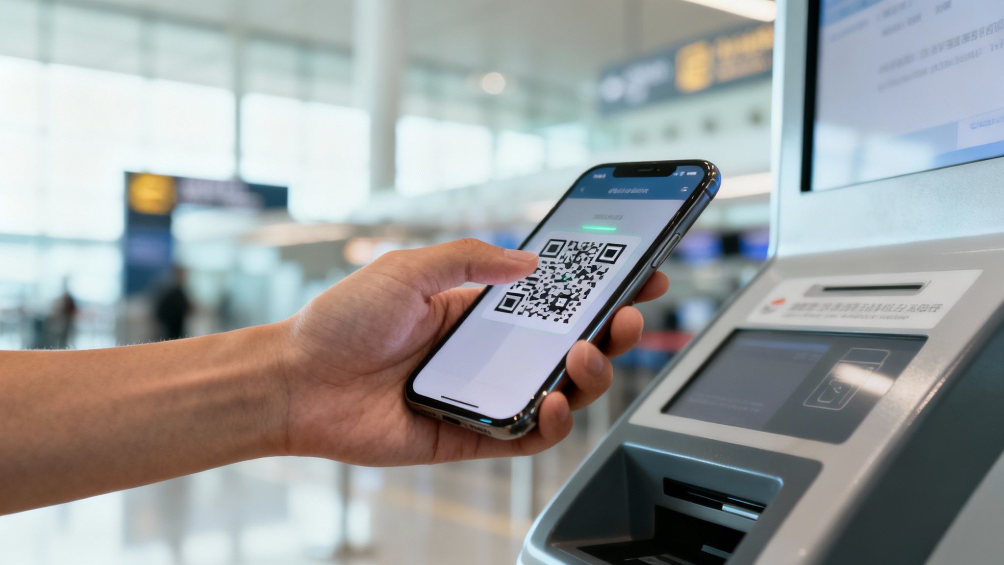 A person holding a smartphone and a SIM card, ready for activation
