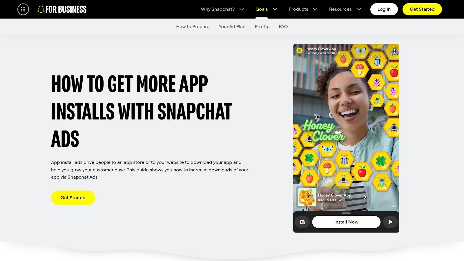 Snapchat for Business – App Install Advertising