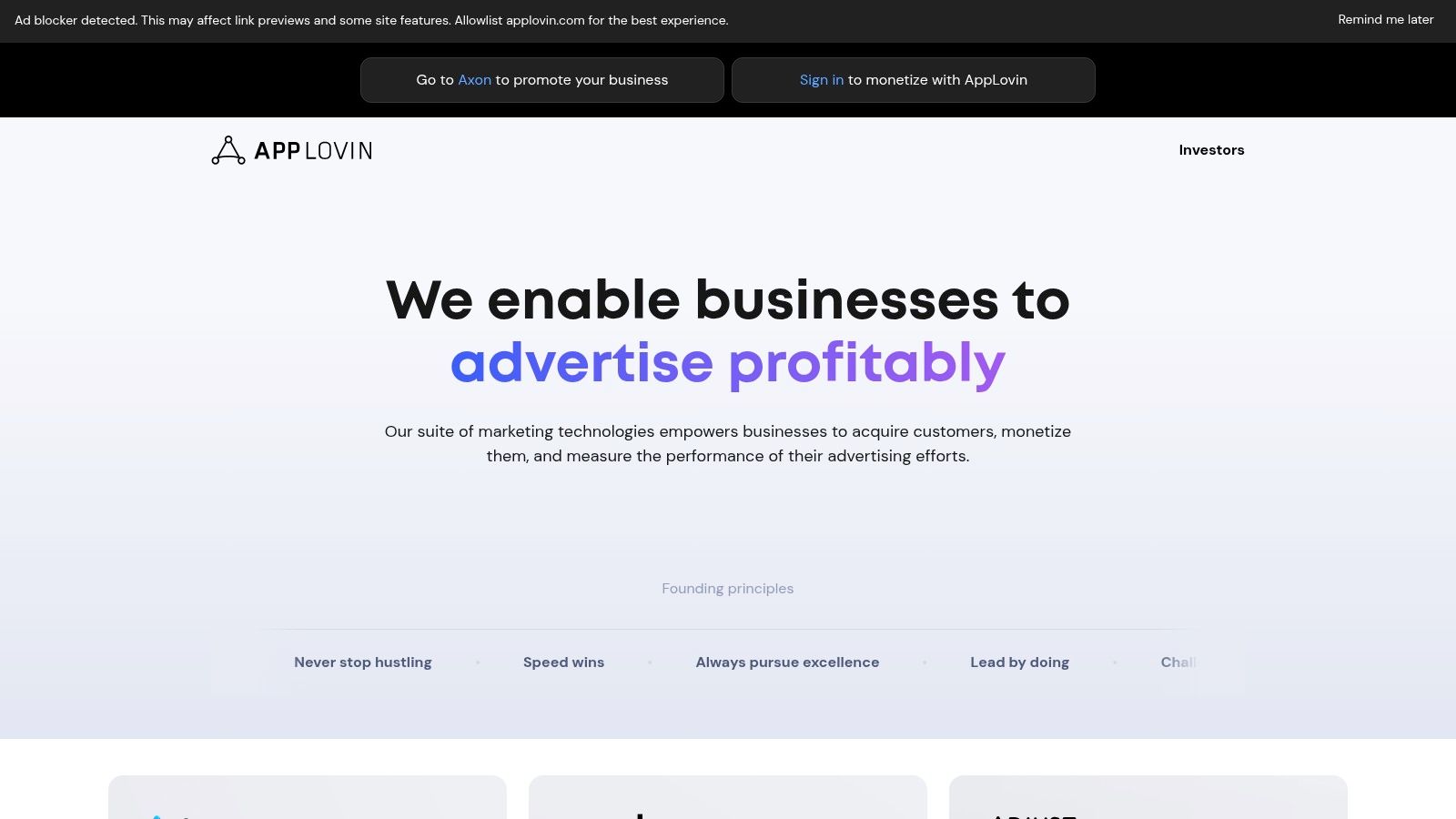 AppLovin – AppDiscovery (UA)