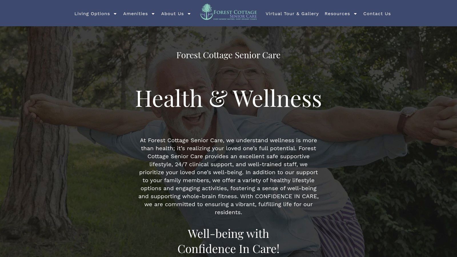 Health & Wellness – Forest Cottage Senior Care