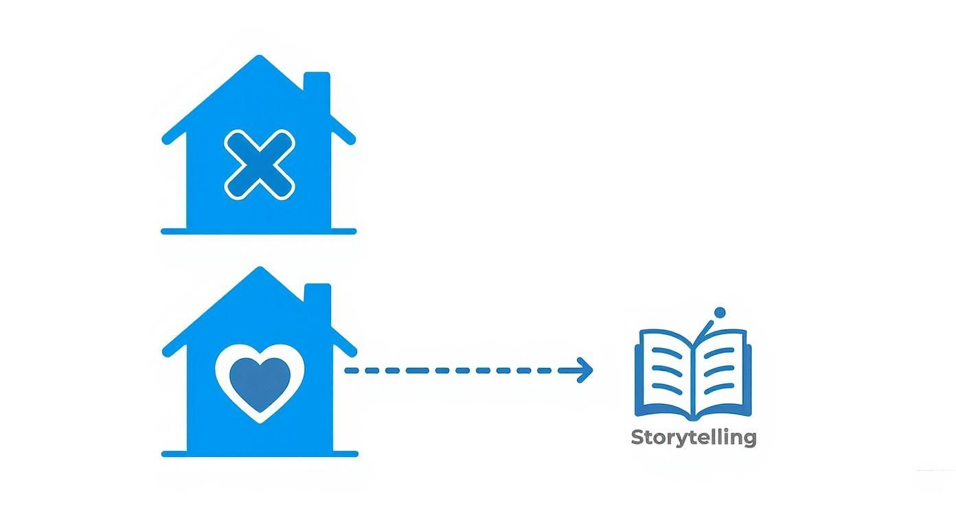Infographic about real estate ads