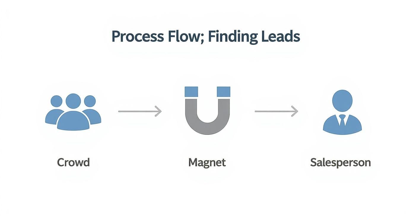 Infographic about lead gen agency