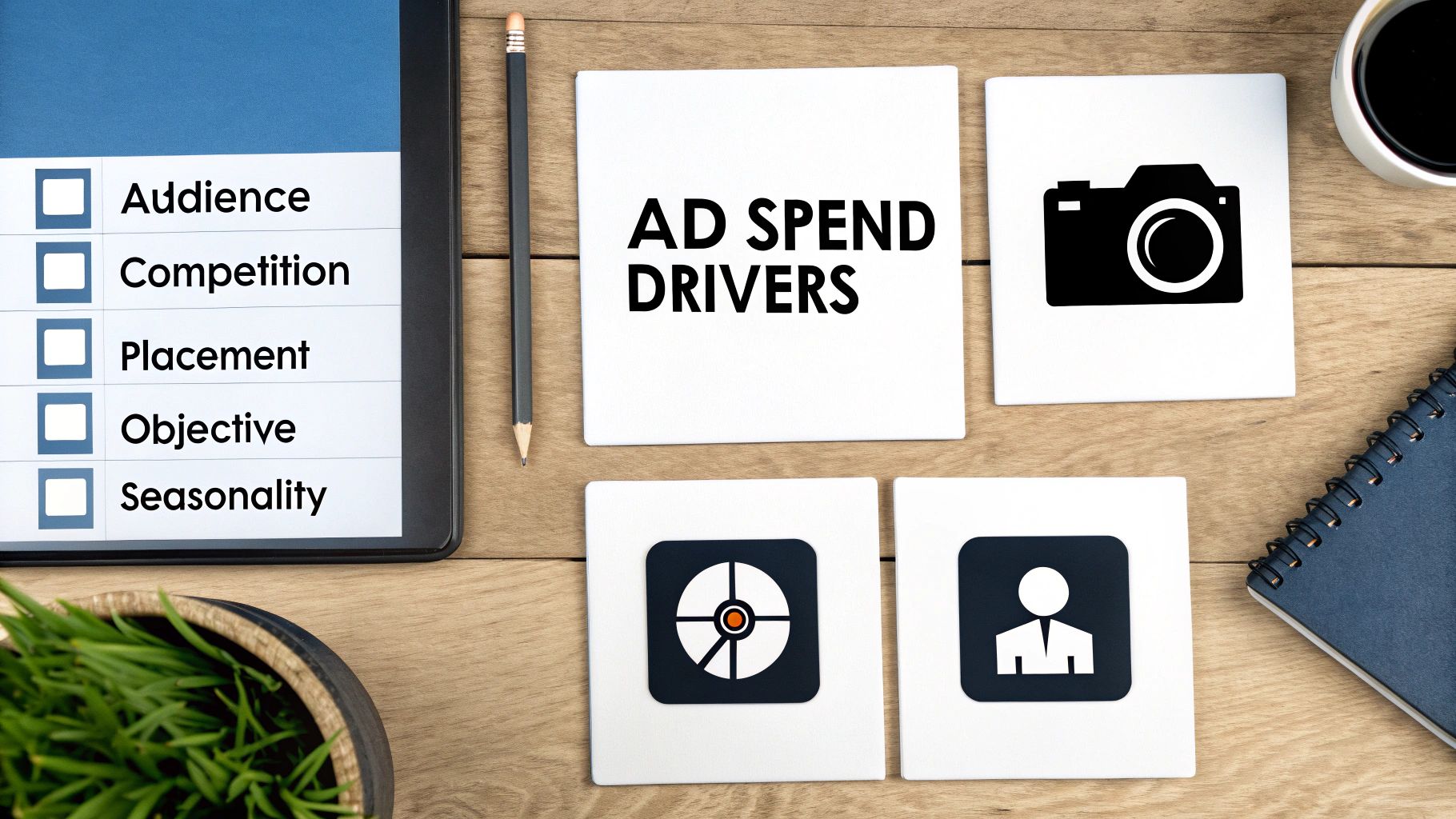 A person adjusting various sliders and controls on a digital interface, symbolising the factors that influence Facebook ad costs.