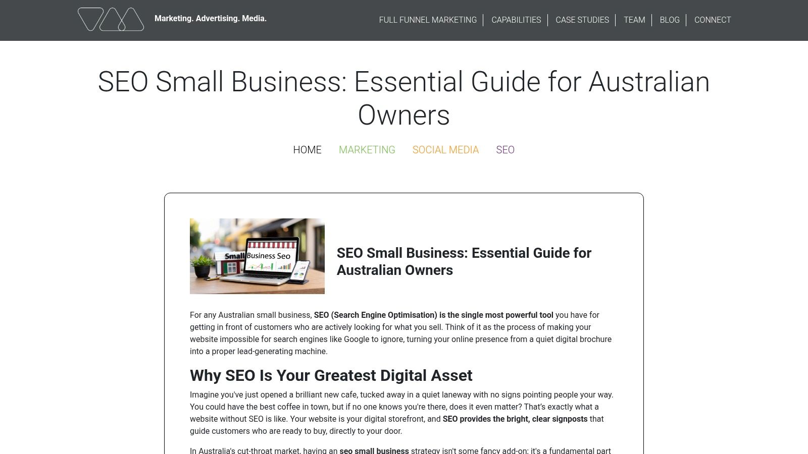 SEO Small Business: Essential Guide for Australian Owners