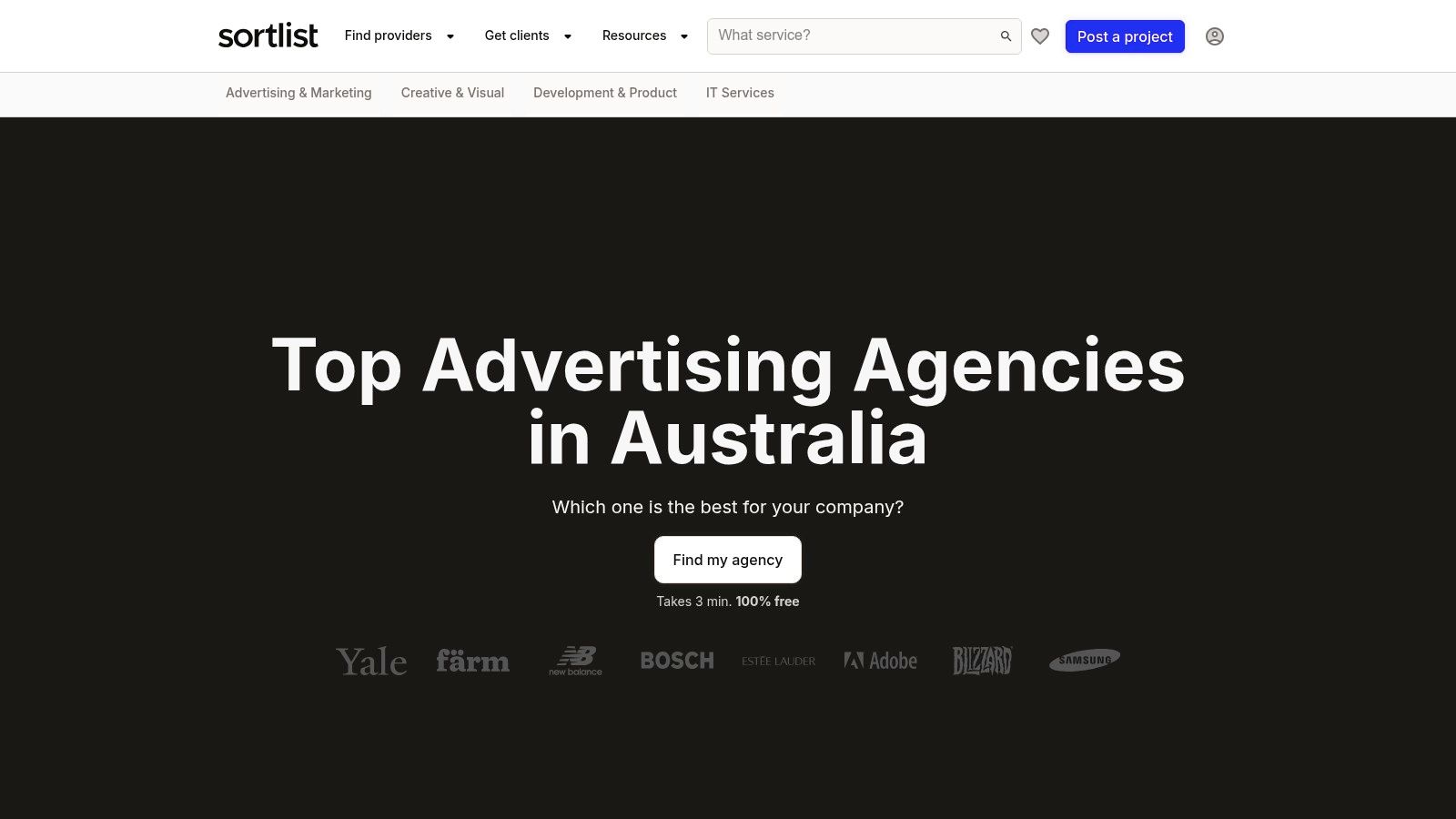 Sortlist – Best Advertising Agencies in Australia