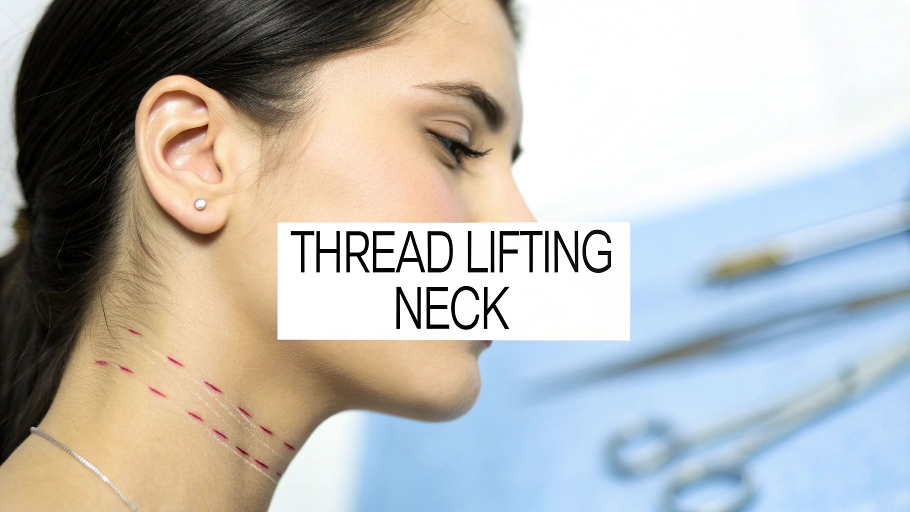 Thread lifting neck: Gentle, effective mini-invasive neck rejuvenation