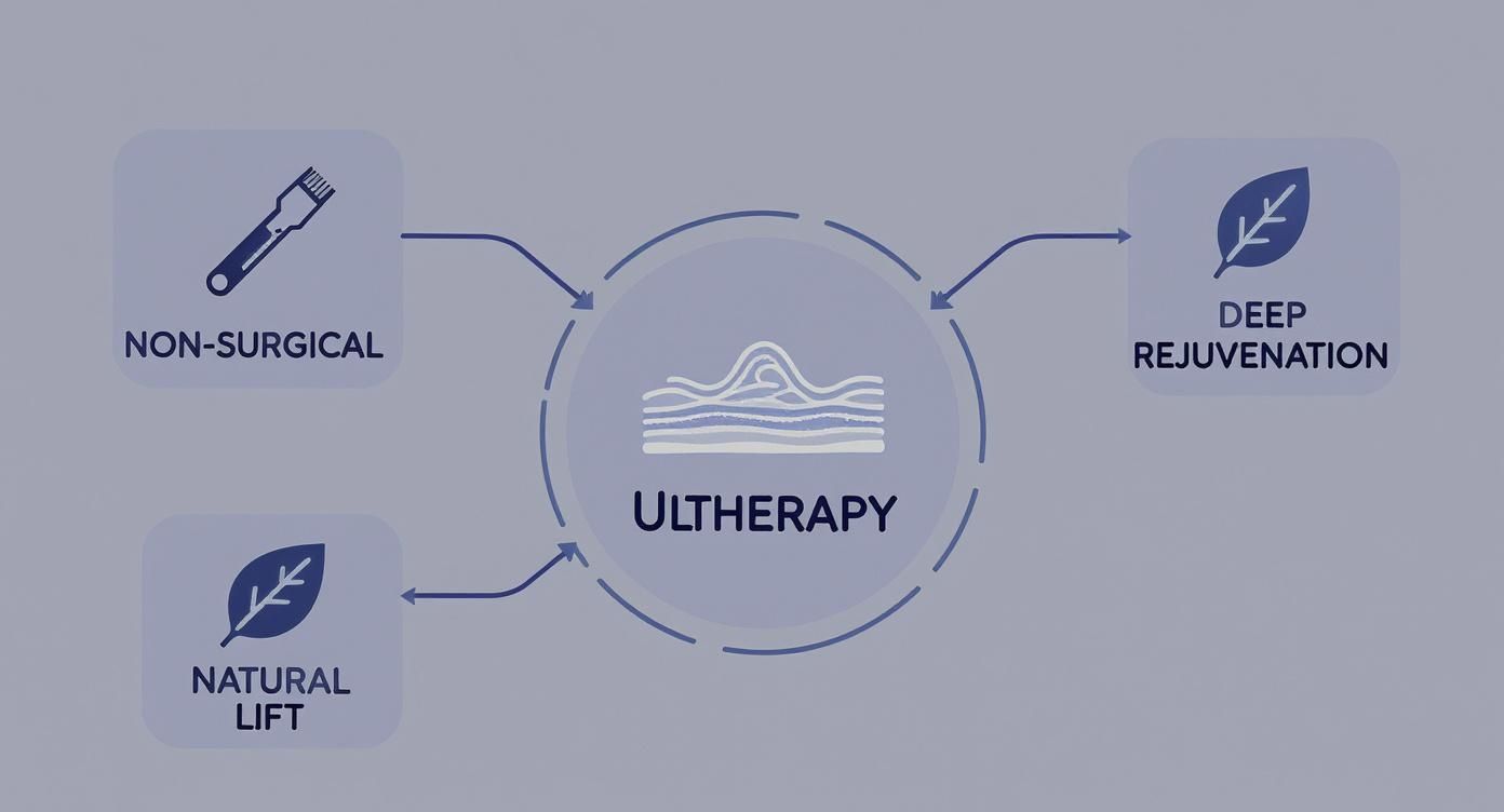 Infographic about what is ultherapy